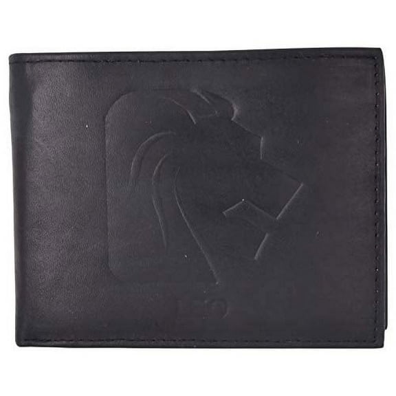 Leo Zodiac Sign Bifold Trifold Genuine Leather Men's Wallets