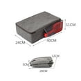 thumbnail image 3 of Caja de arena para gatos plegable para exteriores, inodoros móviles rectangulares para gatos con pala Ehuebsd  Libre de BPA, 3 of 9