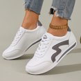 thumbnail image 6 of Willtoo Women's Platform Retro Style Sneakers - Lace-up Classic Fashion Stylish Tennis Running Walking Shoes, 6 of 6