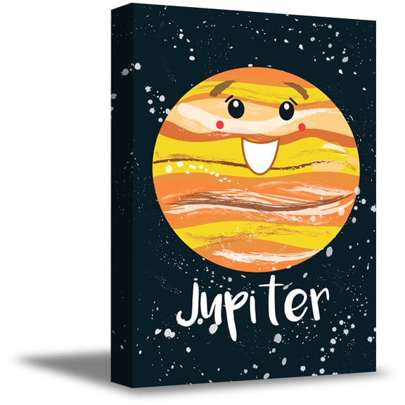 Awkward Styles Planets Canvas Wall Art Jupiter Home Decor Prints