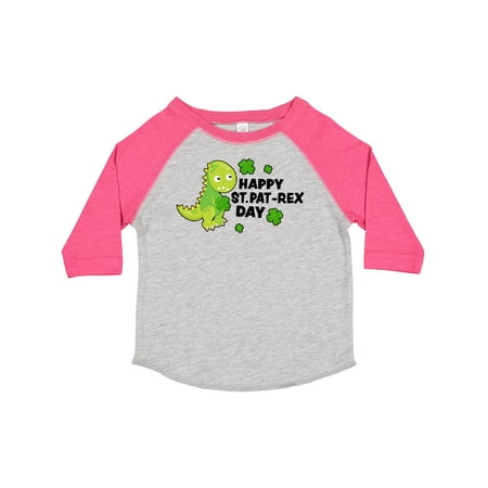 

Inktastic Happy St Pat-Rex Day with Dinosaur Gift Toddler Boy or Toddler Girl T-Shirt