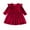 #02, variant on GYRATEDREAM Toddler Baby Girl Casual Dress Ruffle Long Sleeve Corduroy Dress Fall Winter Skirt Outfit