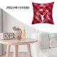 thumbnail image 4 of Feliz Navidad algodón invierno ciervos fundas de almohada decoración de Navidad fundas de almohada funda de cojín 20, 4 of 5