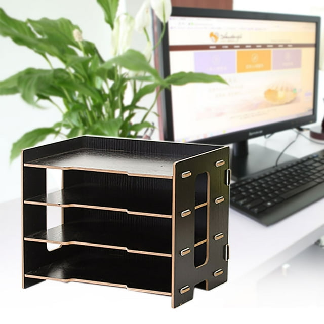 Magazine Organizer, Waterproof Modern Moisture- Large Capacity Desktop Organizer For Documents Magazines, Cosmetics For Laptop