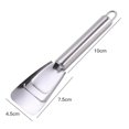 thumbnail image 5 of Joernso Ice Shovel Curved Design Easy Hanging Stainless Steel Sharp Fridge Ice Scraper Cleaning Tool for Refrigerator Cleaning, 5 of 8