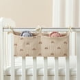 thumbnail image 4 of Bedside Hanging Bags Crib Organizer for Milk Bottle Bib Nappy Dormitory Bunk Storage, 4 of 4
