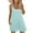 Mint Green, variant on Women's Rompers Coverup Sleeveless Spaghetti Strap Wide Leg Bathing Jumpsuits Beach Summer Relaxed Fit Overalls with Pockets