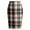 Brown, variant on Karight Womens Wool Plaid Pencil Skirt Fall Winter High Waisted Slit Bodycon Knee Length Midi Skirt