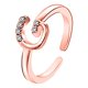 thumbnail image 1 of Anillos para mujer, regalos para mujer, anillo con letras, 26 letras en inglés, diseño artístico, combinación de diamantes, regalo para pareja, anillo, collar, 1 of 3