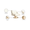 thumbnail image 2 of Meridian Furniture Millwin Cream Vegan Leather Swivel Accent Chair, 2 of 8