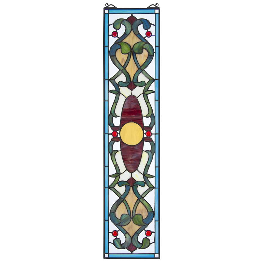 Design Toscano Blackstone Hall Tiffany-Style Stained Glass Window 