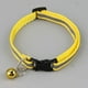 thumbnail image 1 of Collar reflectante para mascotas con correa nocturna ajustable de nailon negro para perros/gatos con cierre de velcro, 1 of 4