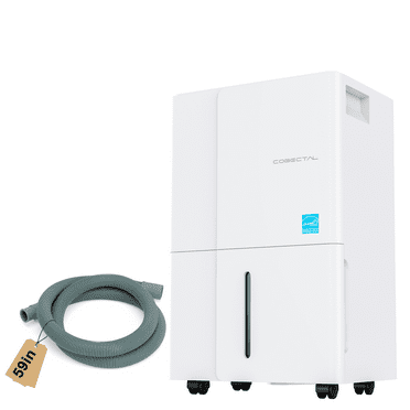 Cobectal 35 Pint Dehumidifiers, 3500 Sq.ft Energy Star Dehumidifier for Home Basement 24-Hour Timer and Sleep Mode