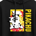 thumbnail image 3 of Pokémon - Tie Dye Pikachu - Juniors Cropped Pullover Hoodie, 3 of 5