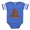 Royal Blue, variant on CafePress - Sky Lake Florida - Cute Infant Baby Football Bodysuit