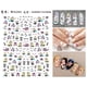 thumbnail image 1 of Negro Mickey Mouse Tigger Stitch pegatinas de uñas de dibujos animados calcomanías de arte de uñas Disney princesa Donald pato 3D pegatinas prensa en las uñas Dengxun unisex, 1 of 2