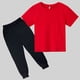 thumbnail image 4 of Conjunto de Pantalones de Dos Piezas de Color Sólido de Manga Corta para Niños con Pantalones a Juego, Traje de Verano Casual para Niños Y Niñas de Uso Diario, 4 of 6