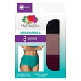 thumbnail image 2 of Pantaleta Fruit of the Loom para dama, Colección Microfibra, Multicolor Talla 7, 3 Piezas, 2 of 4