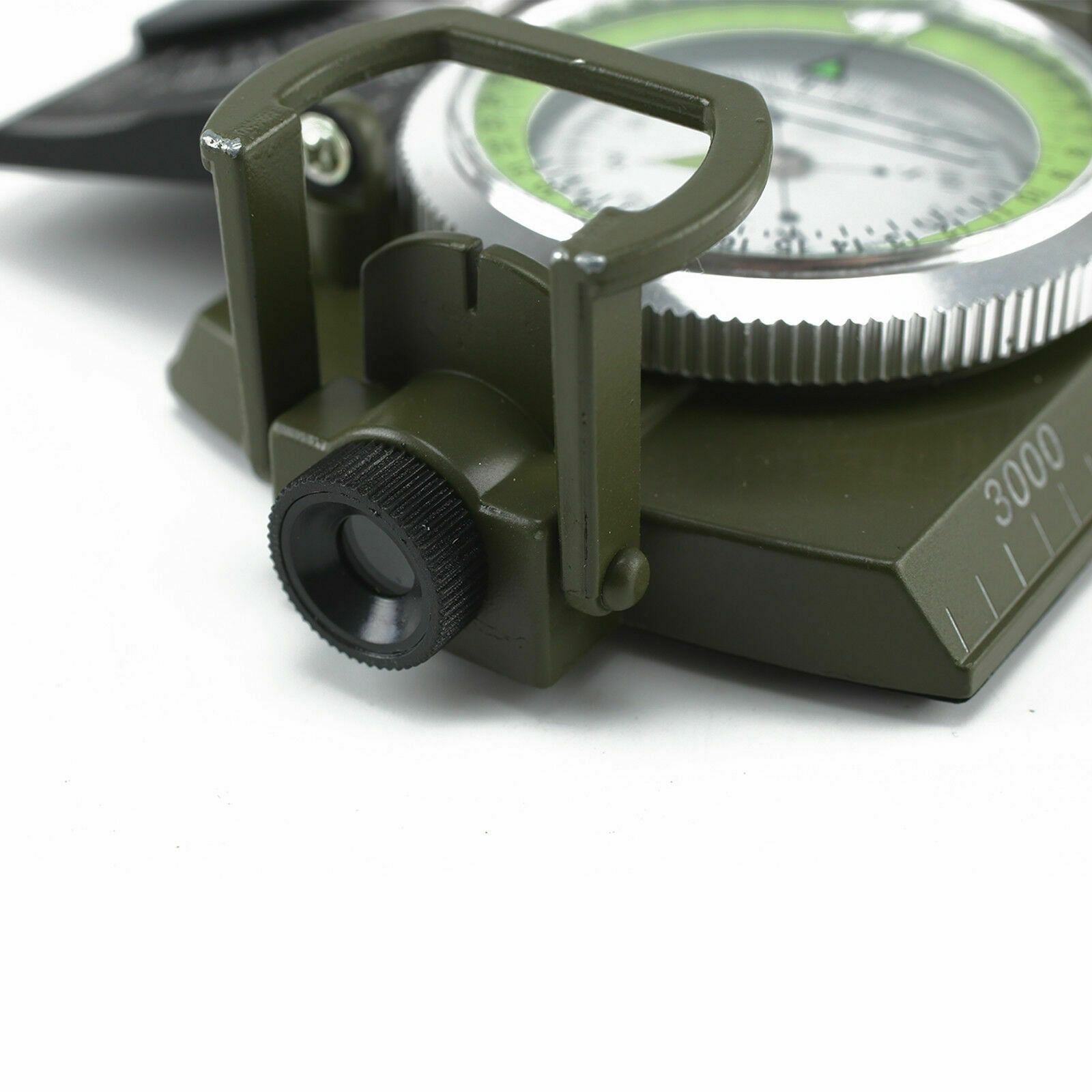 Professional Military Army Metal Sighting Clinometer Camping Compass Hiking Q8B1 
