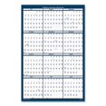 thumbnail image 2 of Academic Year Recycled Poster Style Reversible/Erasable Yearly Wall Calendar, 24 x 37, 12-Month (July to June): 2023 to 2024 | Bundle of 5 Each, 2 of 3