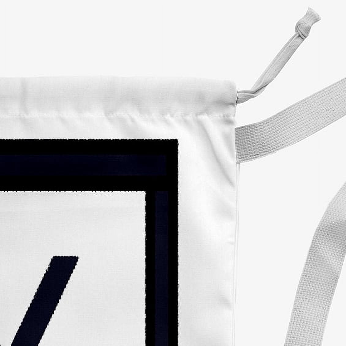 Simply Daisy Modern Monogram 28 x 36 inch X Laundry Bag