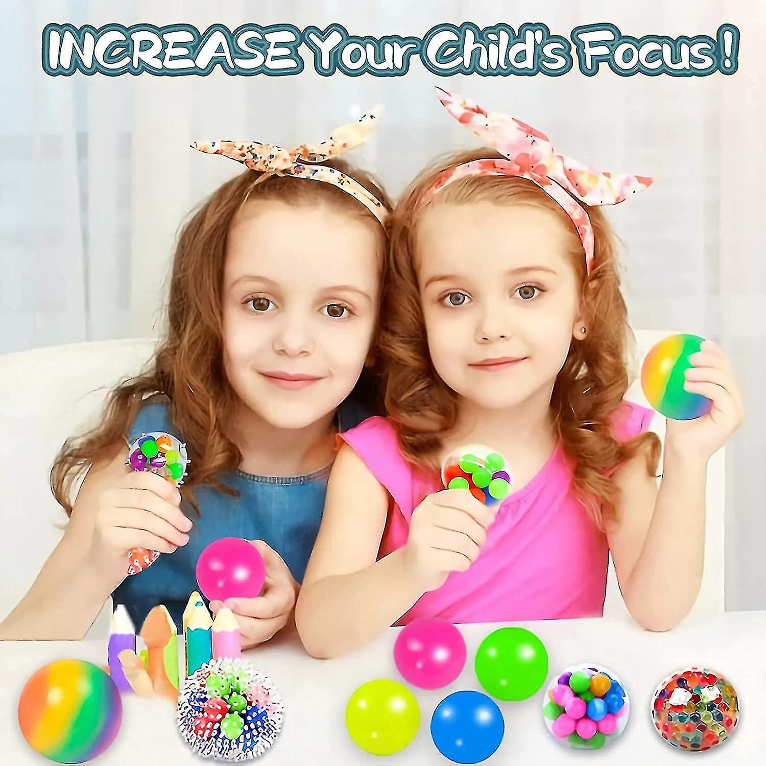 Jouet Anti-Stress Pieuvre - Balle Sensorielle Douce, Pour Détente, École, Voyage, Adultes Et Enfants - 10