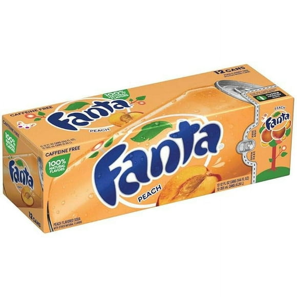 Fanta Peach Soda 12oz Cans, Pack of 12 ($3.33 ea. Can)
