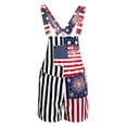 thumbnail image 5 of American Flag Overalls Men Shorts Loose Fit Festival Jumpsuits Patriotic Work Bibs Coveralls Casual Outdoor Summer Fourth of July Clothes, 5 of 5