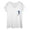 White, variant on Women's Aladdin Genie Badge  Scoop Neck Black Large