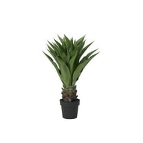 D&W Silks Sisal Plant in Black Plastic Pot