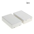 thumbnail image 4 of HUGFEGWE 2Pcs Dustproof Electronic Junction Box Plastic Enclosure Project Box for Electronic Projects ABS White 2.76" x 1.77" x 0.71" U2536-18918, 4 of 7