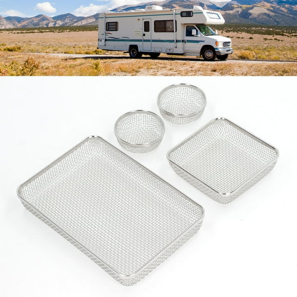 RV Screen, Easy Installation Corrosion Resistance RV Vent Mesh Cover Protection for Furnace Refrigerator Vents