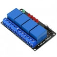 thumbnail image 2 of ANGGREK 4-Way Relay Module Low Level 3V Black Plate With Indicator Light For Home Appliance Control,4 Channel Relay Module,Relay Module, 2 of 8