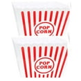thumbnail image 2 of Set of 2 Large and 4 Small Plastic Retro Classic Popcorn Tubs, 2 of 4