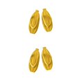 thumbnail image 4 of Guardurnaity Zapatillas Durian, zapatos de plataforma para mujer, zapatillas de casa de fondo grueso, sandalias de playa, toboganes antideslizantes Amarillo Plátano 40-41 2Conjunto, 4 of 6