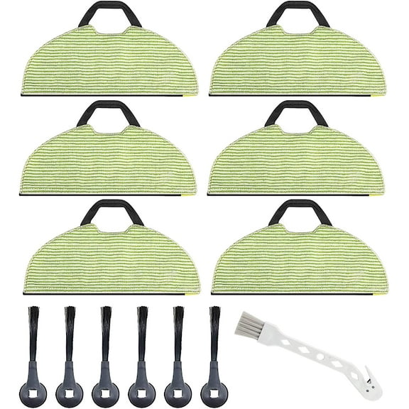 Vacuum Mop Replacement Pad for Shark AV2610WA Compatible RV2610WA RV2620WD RV2401WD RV2610WFUS AI Ultra 2- in-1 Robot Vacuum, Washable Reusable Replacement Microfiber Soft Pads