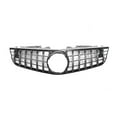 thumbnail image 4 of Car Front Hood Grille Racing Grill For Mercedes-Benz SL-Class R230 SL500 SL550 SL600 2008-2012 Upgrade GT Style ABS Grills, 4 of 7