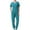 Sky Blue, variant on Scrubs for Women Set Scrub Top and Jogger Pant Workwear Modern Medical Uniforms Suit Classic Nursing Scrubs Set with Pockets