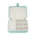 thumbnail image 4 of Travel Jewelry Case Small Portable Organizer Display Storage Box for Rings Earrings, 4 of 5
