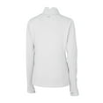 thumbnail image 3 of Women's Cutter & Buck  White Inter Miami CF Traverse Stretch Eco Quarter-Zip Top, 3 of 3