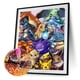thumbnail image 4 of V2546 Serie Pokémon japonesa diamantes completos-Colección Evolución Serie dibujos animados Diamante Resina Pintura diamantes 40 * 50 CM 24 colores, 4 of 9