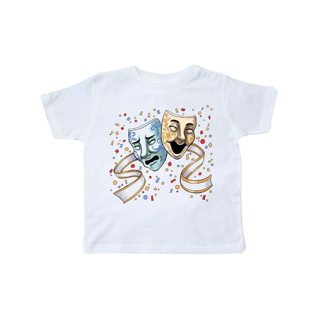 

Inktastic Tragedy and Comedy Stage Masks Gift Toddler Boy or Toddler Girl T-Shirt