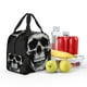 thumbnail image 5 of Easygdp Black White Hat Skull Bolsa Térmica Premium - Tela Oxford Impermeable, Gran Capacidad, Bolsillo Frontal, Unisex para Trabajo, Escuela, Actividades al Aire Libre y Picnics, 5 of 8