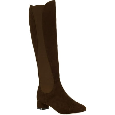 

Leon Max Kiva Women s Suede Stretch Cap Toe Riding Boots