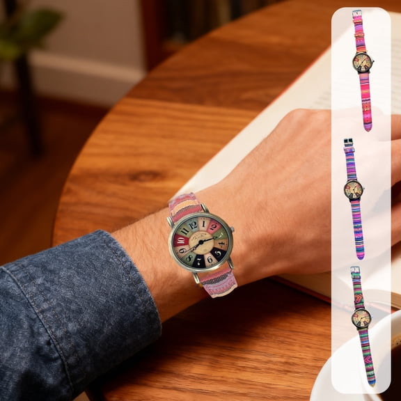 Viflosae Watch Bands for Men Daily Accessories Watch Color Strap Style Accessories Replacement Watch Bands Fashionable Colorful Adjustable Watch Straps Soft Comfortable Durable Band