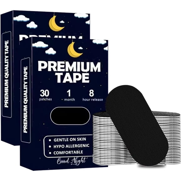 60 PCS Mouth Tape for Sleeping Painless Removal, Skin-Friendly & Residue-Free, Discreet Hold, – Versatile Adhesive - Bowling Finger Tape - Thumb Tape Protector for Bowling