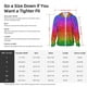 thumbnail image 5 of Balery Rainbow Glitter Sudadera ligera de manga larga con capucha y protección solar UPF 50+ para hombre y mujer, ideal para pesca y running-3X-Large, 5 of 7