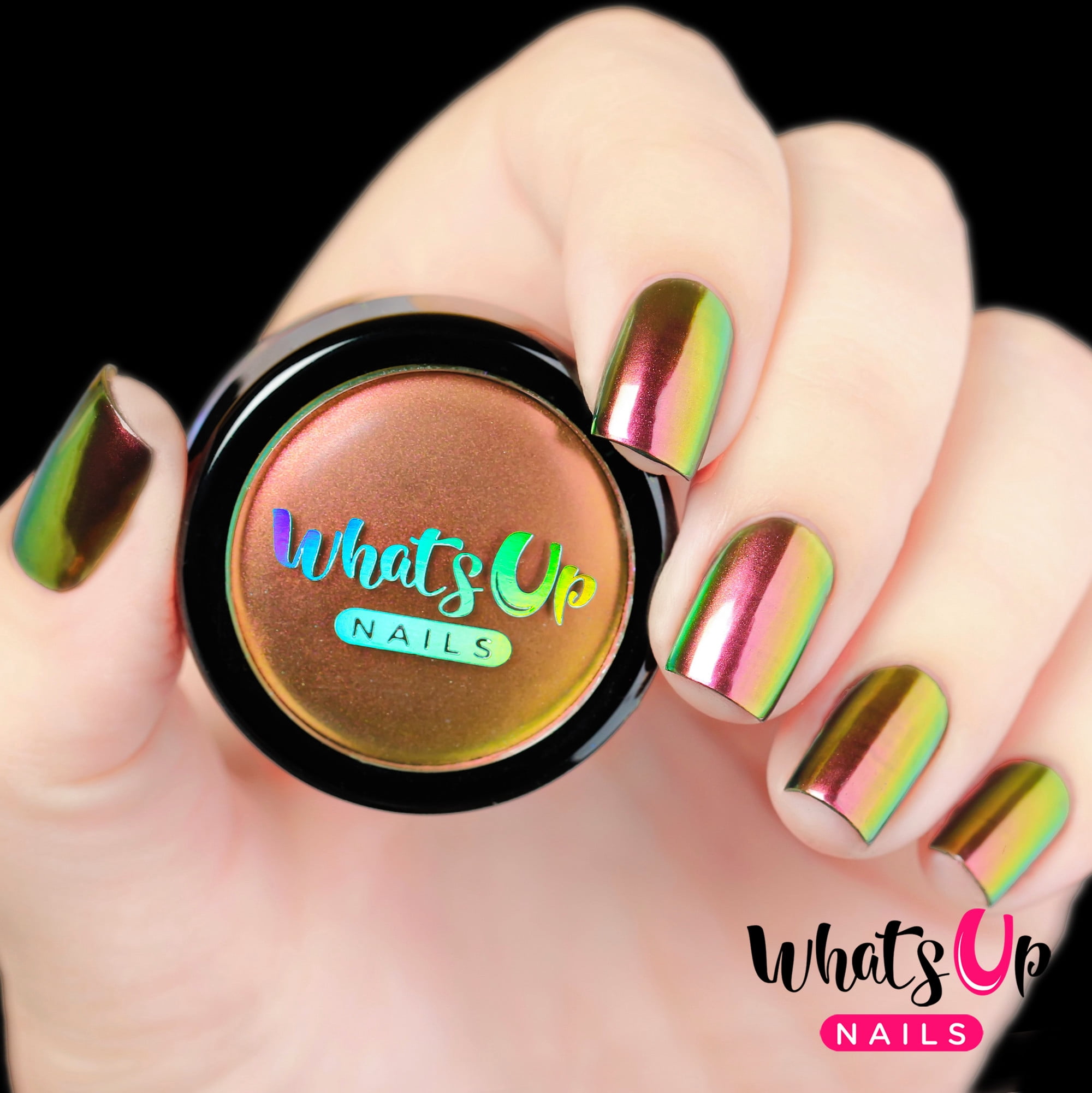 Whats Up Nails - Dragon Powder Magic Color Shifting Pigment with Multi Chrome Mirror Effect
