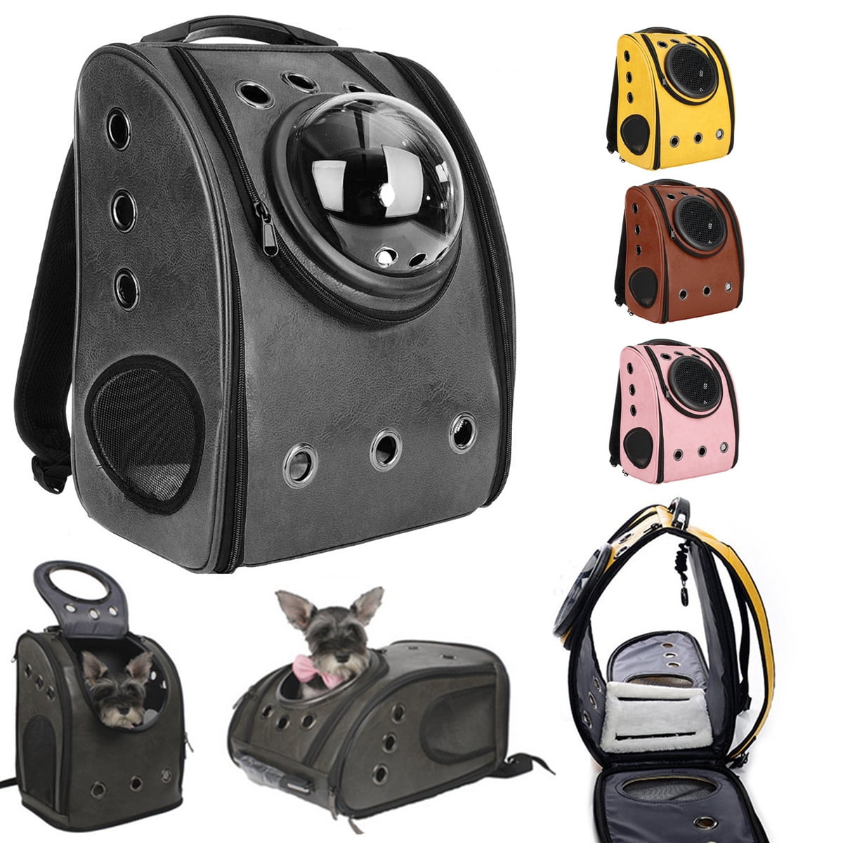 premium space capsule cat carrier backpack