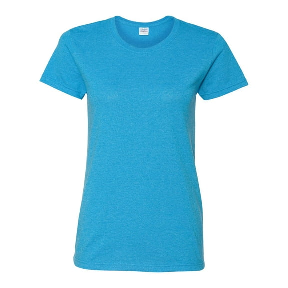 Heavy Cotton Womenâ€™s T-Shirt, 3XL, Heather Sapphire